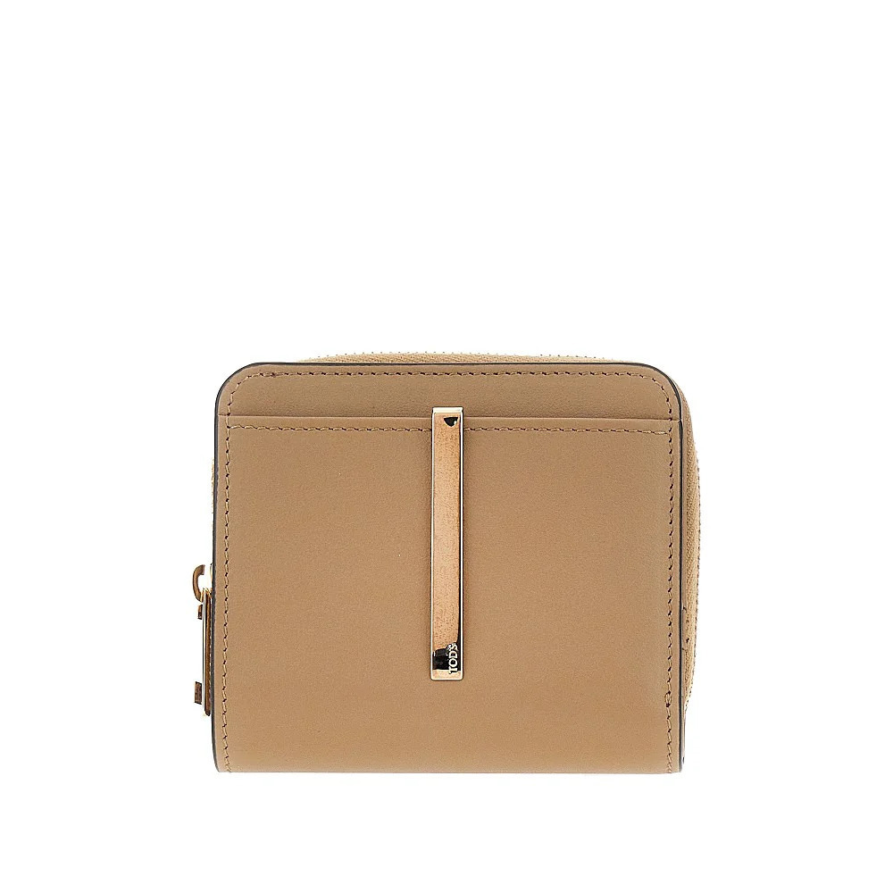 Tods Leather Small Bi-Fold Wallet